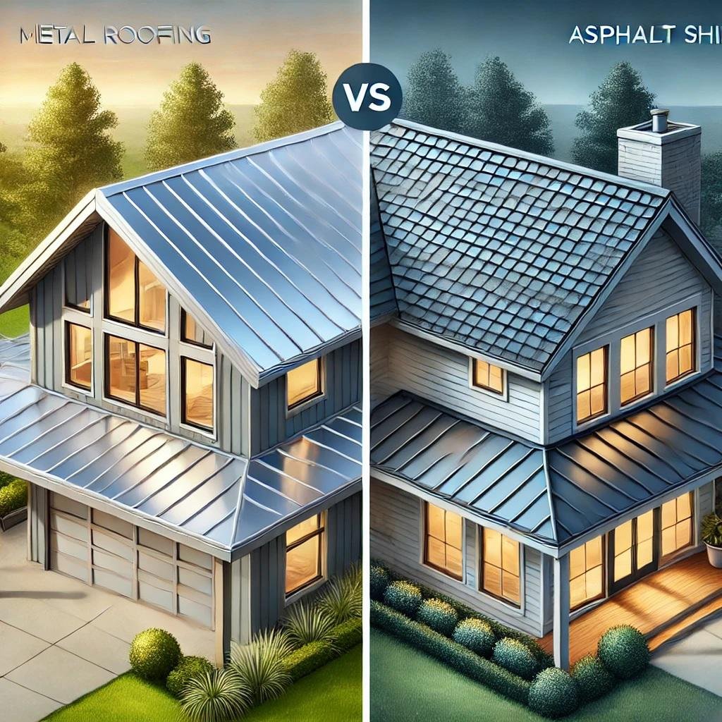 Metal Roofing vs. Asphalt Shingles: Which Is Right for Your Home?